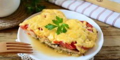 запеканка из баклажанов с куриной грудкой