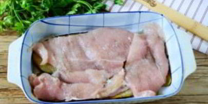 запеканка из баклажанов с куриной грудкой