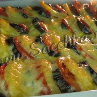 Запеканка из баклажанов