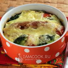 Рецепт Запеканка из брокколи с сыром