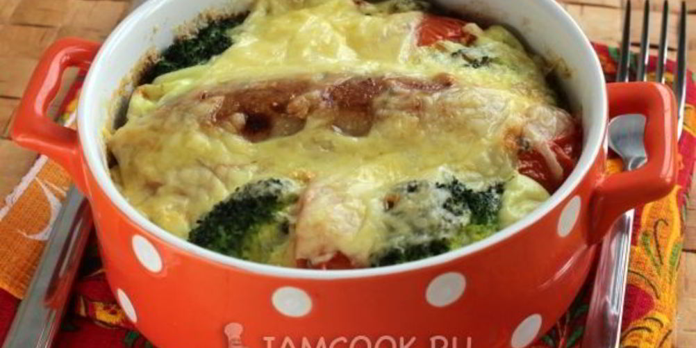 Рецепт запеканка из брокколи с сыром