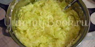 запеканка из кабачков и фарша под сырно-яичной заливкой