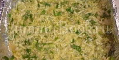 запеканка из кабачков и фарша под сырно-яичной заливкой