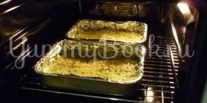 запеканка из кабачков и фарша под сырно-яичной заливкой