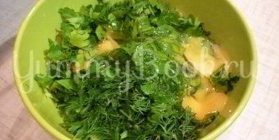 запеканка из кабачков и фарша под сырно-яичной заливкой