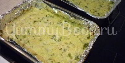 запеканка из кабачков и фарша под сырно-яичной заливкой