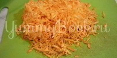 запеканка из кабачков и фарша под сырно-яичной заливкой