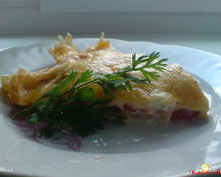 Запеканка из кабачков и помидоров