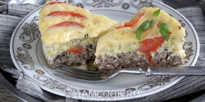 запеканка из кабачков с фаршем в мультиварке