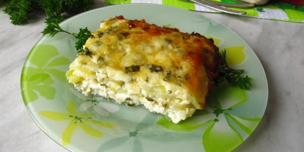 Рецепт запеканка из кабачков с творогом в духовке
