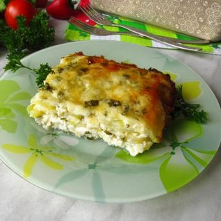 Запеканка из кабачков с творогом в духовке