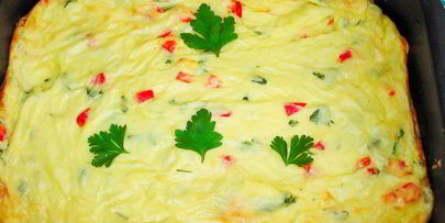 запеканка из картофельного пюре с сыром