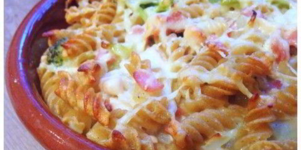Рецепт запеканка из макарон карбонара