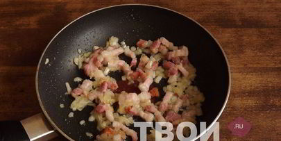 запеканка из макарон с беконом