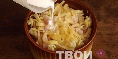 запеканка из макарон с беконом