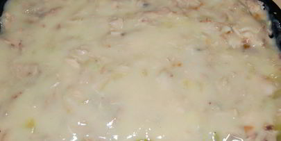 запеканка из макарон с курицей