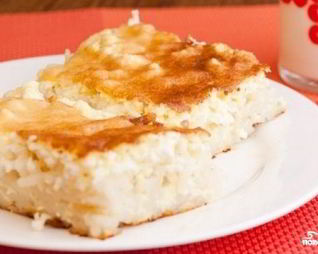 Запеканка из макарон с творогом