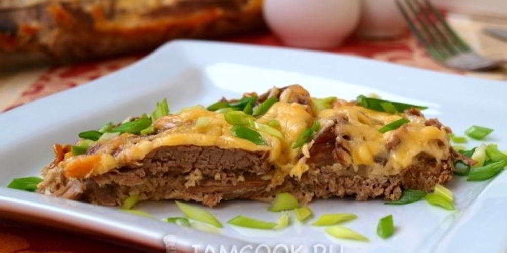 Рецепт запеканка из отварной говядины