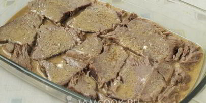 запеканка из отварной говядины