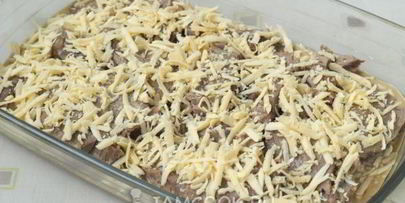 запеканка из отварной говядины