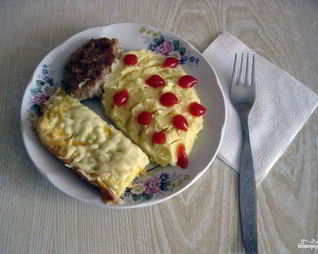 Запеканка из патиссонов