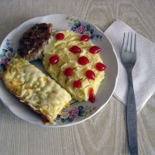 Запеканка из патиссонов