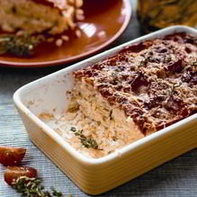 Рецепт Запеканка из риса и печеных овощей