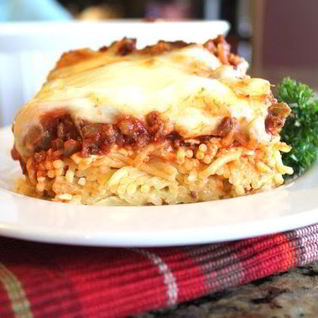 Запеканка из спагетти