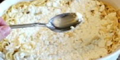 запеканка из спагетти