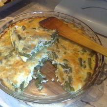 Рецепт Запеканка из спаржевой фасоли