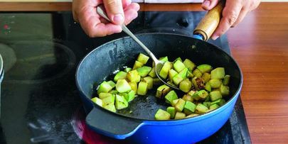 запеканка из цветной капусты и кабачков