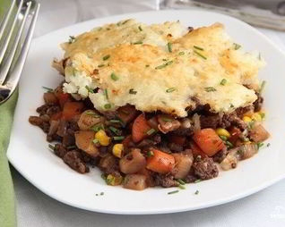 Запеканка из цветной капусты и картофеля