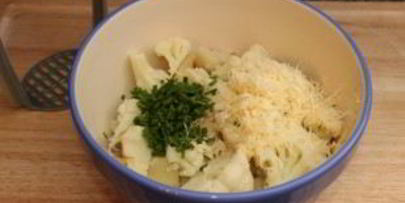 запеканка из цветной капусты и картофеля