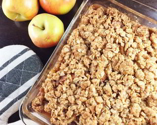 Запеканка Крисп с яблоками
