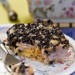 Запеканка-обманка с двумя видами чечевицы