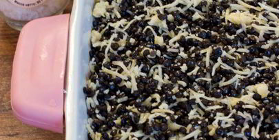 запеканка-обманка с двумя видами чечевицы