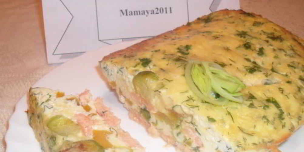 Рецепт запеканка с брюссельской капустой и семгой