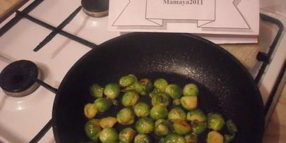 запеканка с брюссельской капустой и семгой