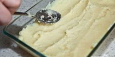 запеканка с фаршем и пюре