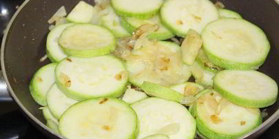 запеканка с гречкой и кабачком