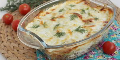 запеканка с гречкой и кабачком