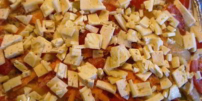 запеканка с картофелем, овощами и фаршем