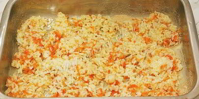 запеканка с мясными колобками