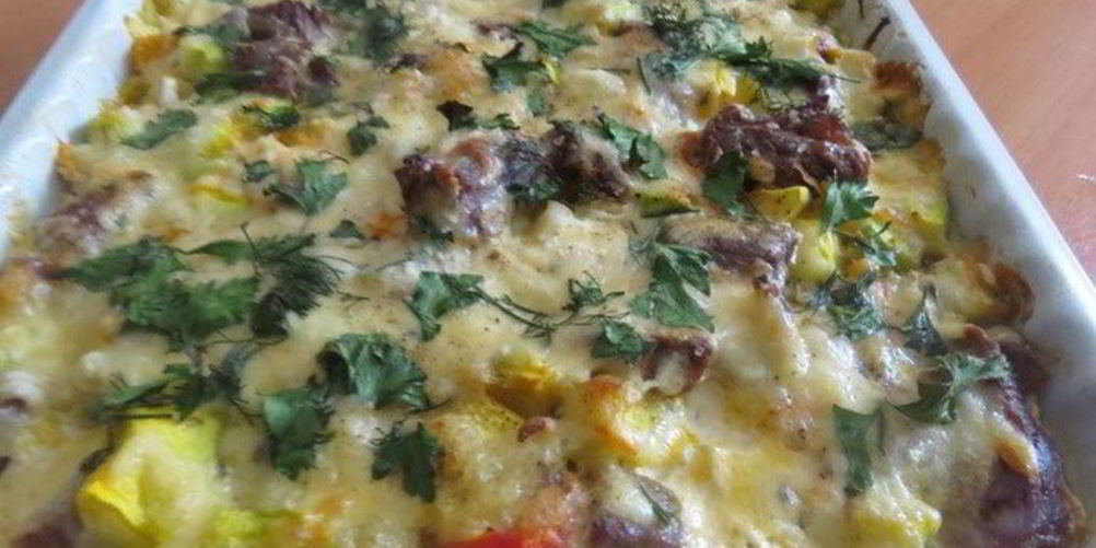 Рецепт запеканка с мясом и тыквой