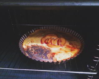 Запеканка с персиками