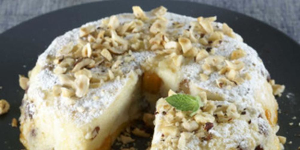 Рецепт запеканка творожная с персиками