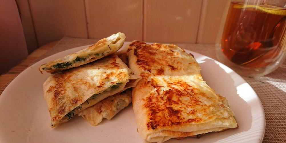 Рецепт жареные конвертики с сыром