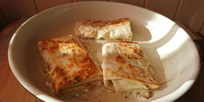 жареные конвертики с сыром