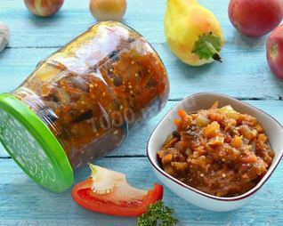 Баклажанная икра на зиму пальчики оближешь без уксуса