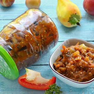 Баклажанная икра на зиму пальчики оближешь без уксуса